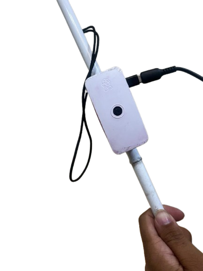 Drishti AI Talking Cane + Vision Wallet Combo – Smart Mobility & Currency Detection for the Visually Impaired (White Cane Safety Day & Diwali Offer)