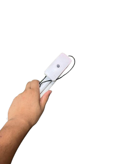 Drishti AI Talking Cane + Vision Wallet Combo – Smart Mobility & Currency Detection for the Visually Impaired (White Cane Safety Day & Diwali Offer)